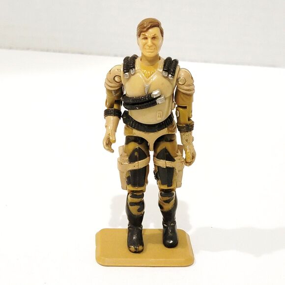 Hasbro GI Joe AIRWAVE Action Figure 1986 V1 Sky Patrol Vintage 80s Backpack Gun - Picture 2 of 13